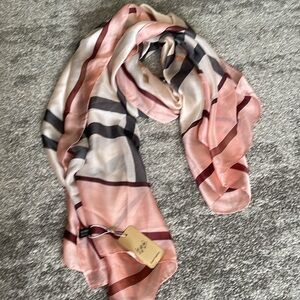 Silk scarf wrap new 35”/73” #A